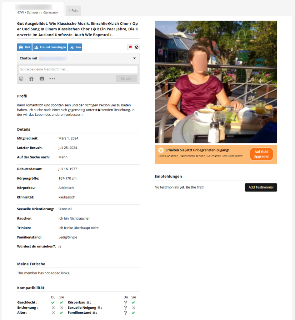 AdultFriendFinder Userprofil