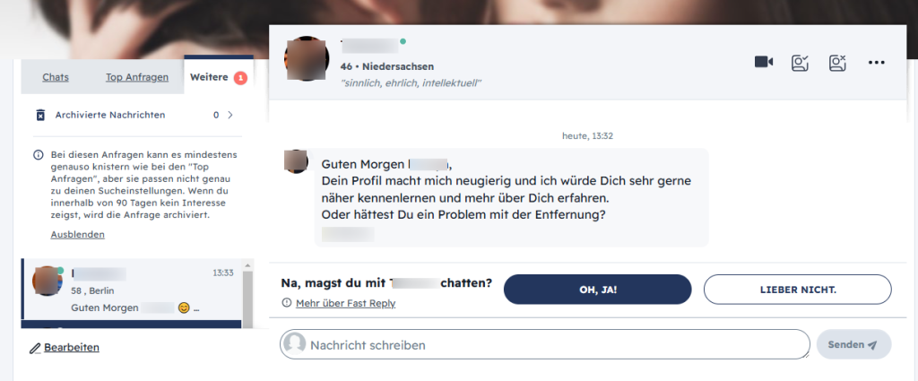 C-date Kontaktvorschläge