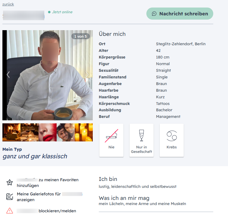 C-date Profil