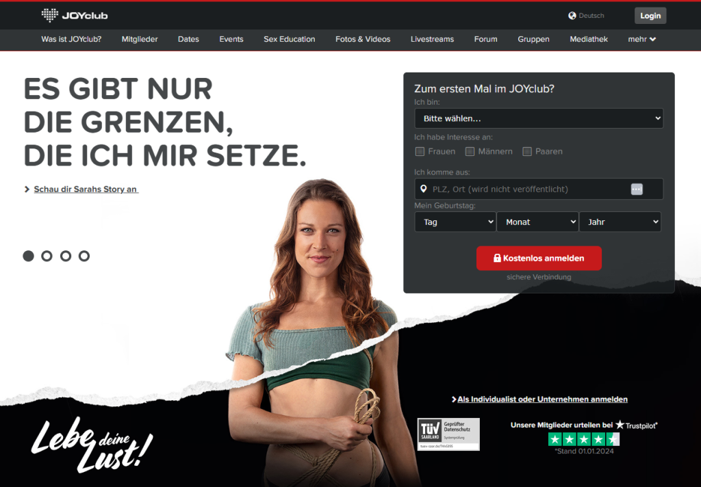 Joyclub Startseite