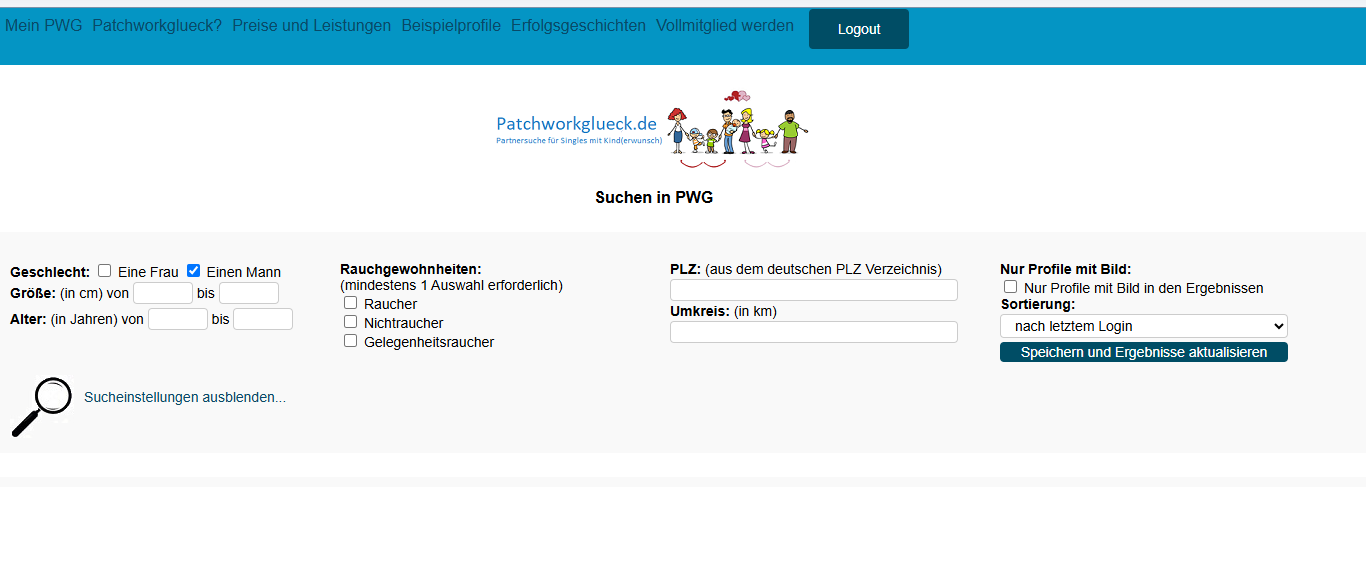 Patchworkglueck Suche