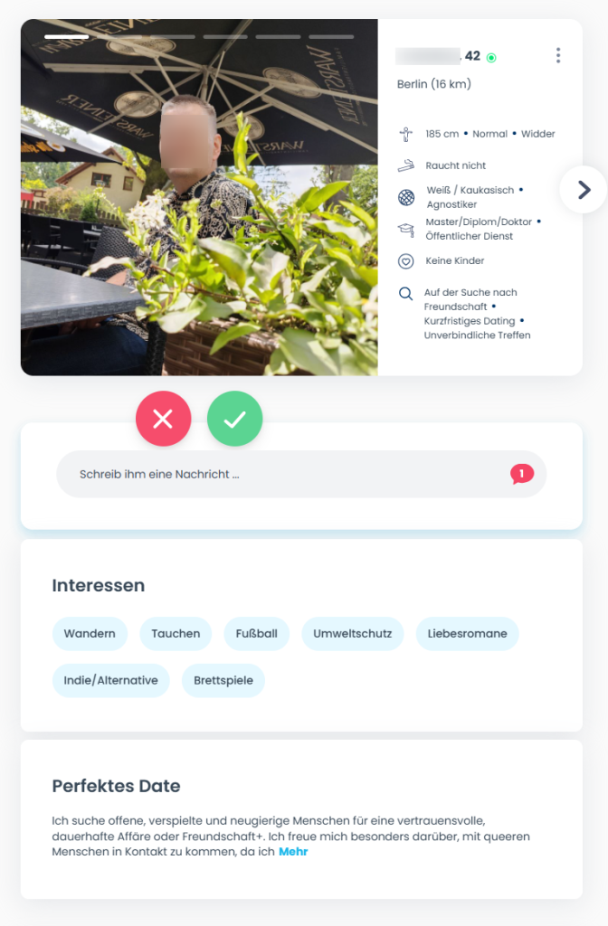 Zoosk Profil